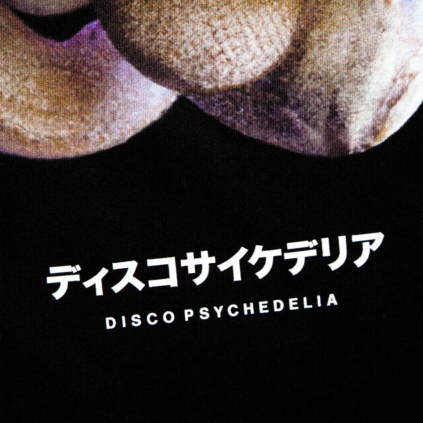 008 Disco Psychedelia Back Print - Tshirt - Black