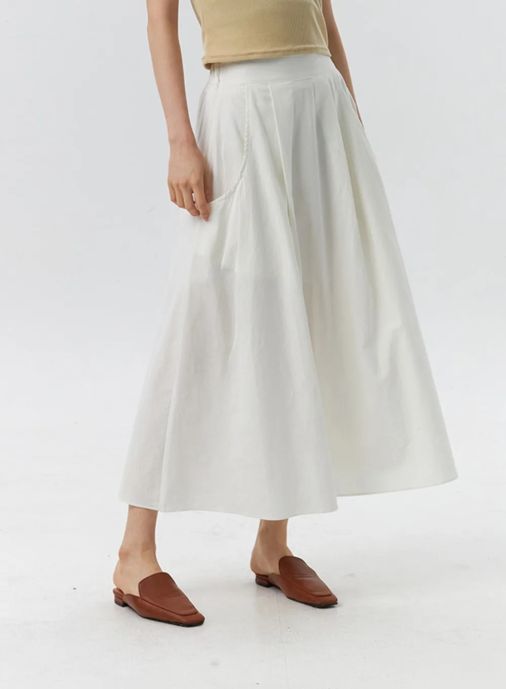 A-Line Maxi Skirt IL326