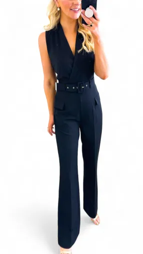 A1549 Tierney Black Jumpsuit