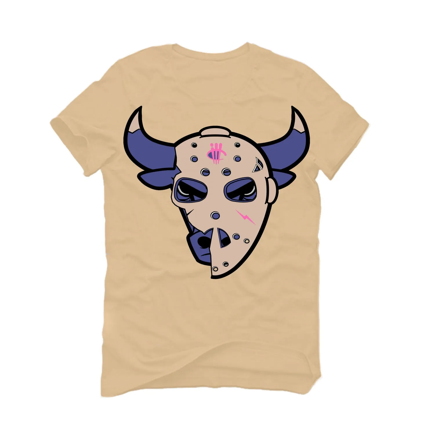 Air Jordan 7 SE "Sapphire" | Illcurrency Tan T-Shirt (Jason Mask)