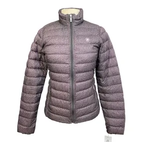 Ariat Ideal Down Jacket in Grey/White Pattern - Women's Small