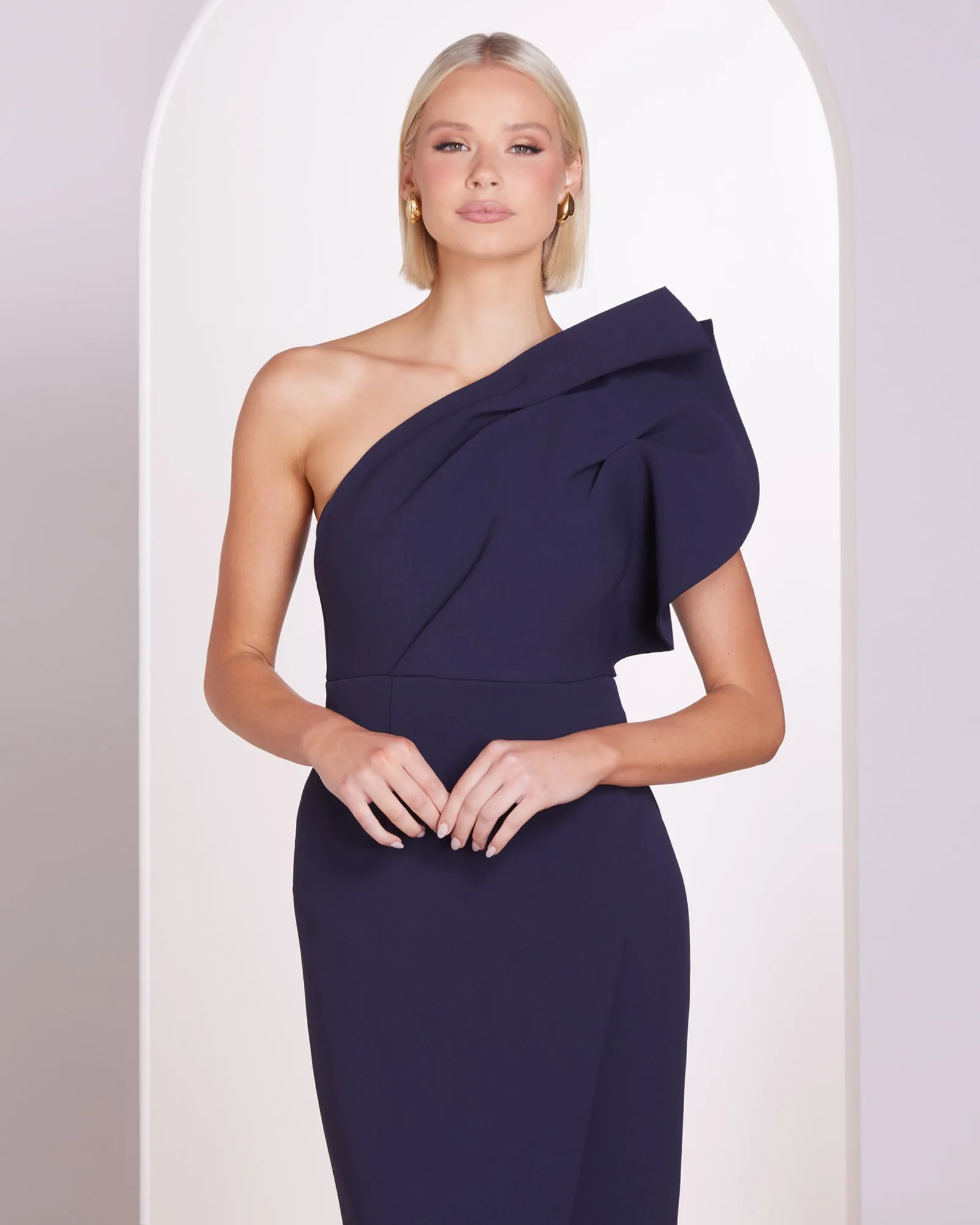 Arielle One Shoulder Gown