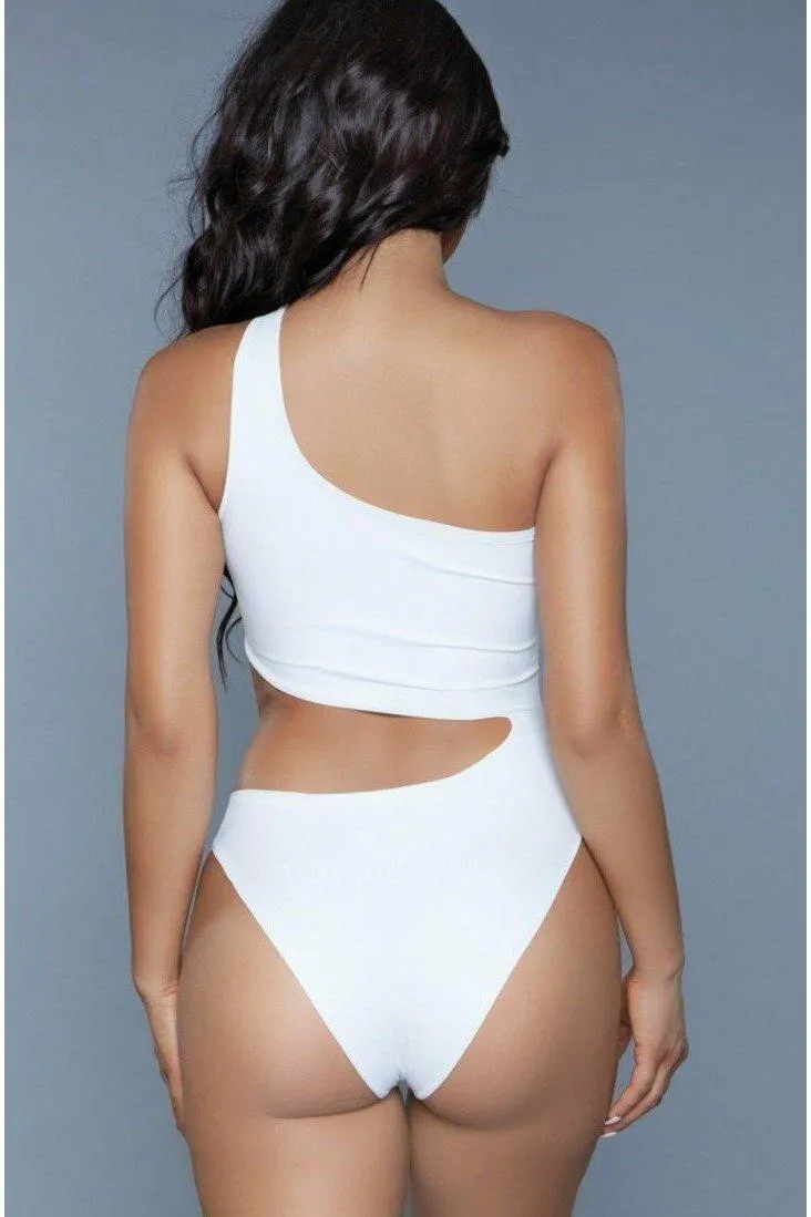 Asymmetrical  One Shoulder Swimsuit