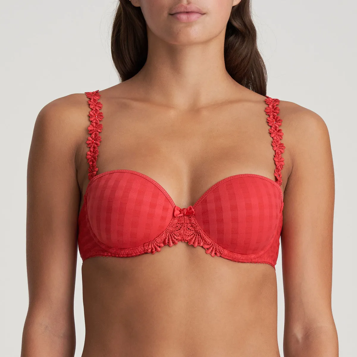 Avero Strapless Bra | Scarlet