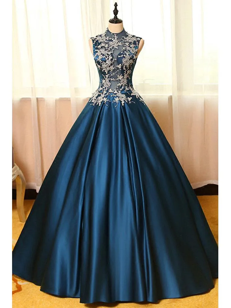 Ball Gown Prom Dress Cheap Long Princess Prom Dress #ER017