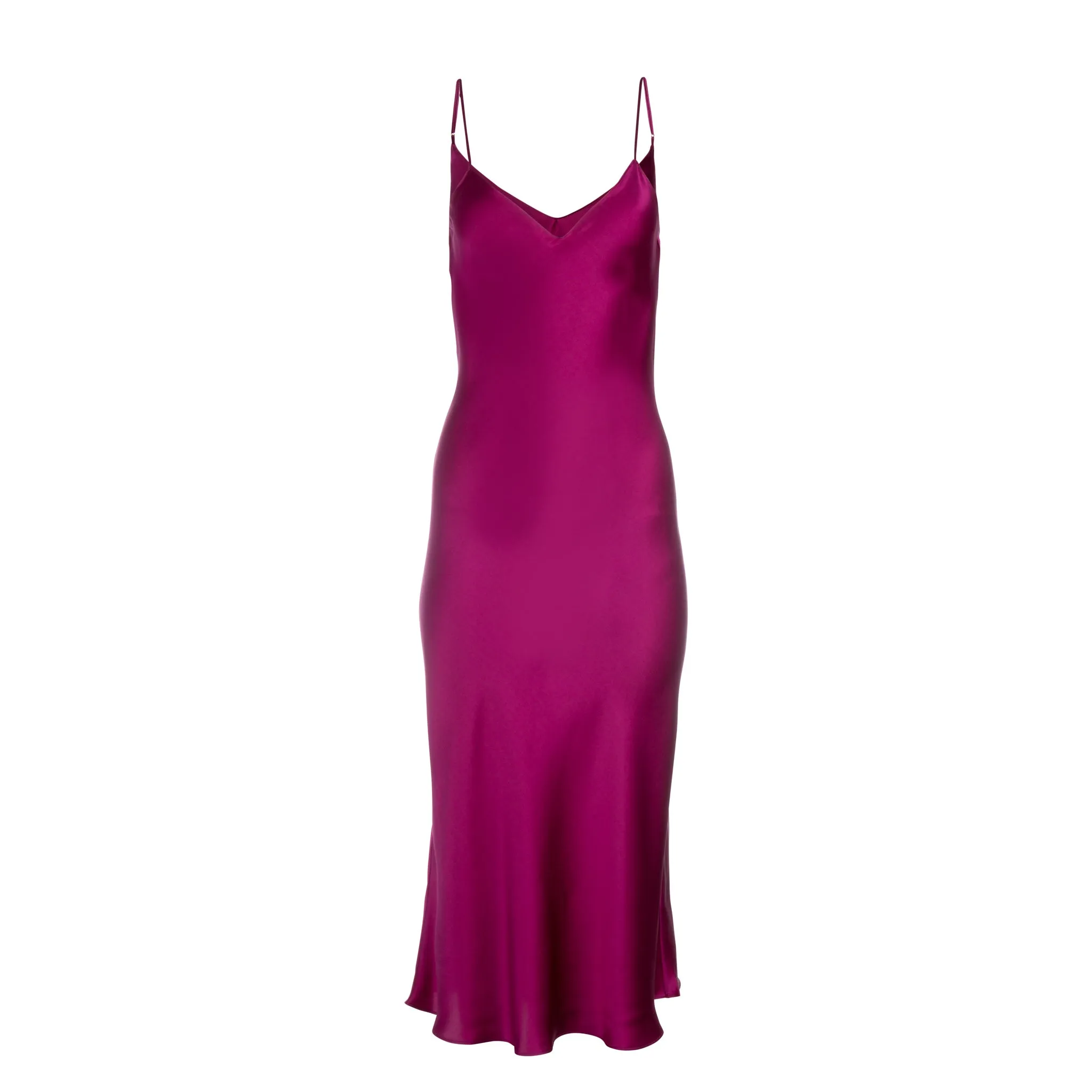 Berry Midi Slip Dress