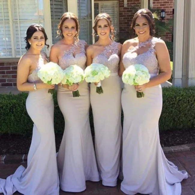 Bridesmaid Dresses One Shoulder Strap, Bridesmaid Dress, Wedding Party Dress, Dresses For Wedding, NB0026