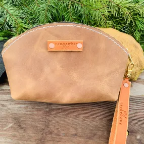 Buckskin Leather Clutch Purse