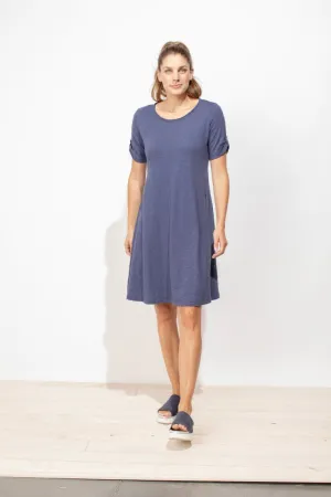 Button Tab Pocket Dress