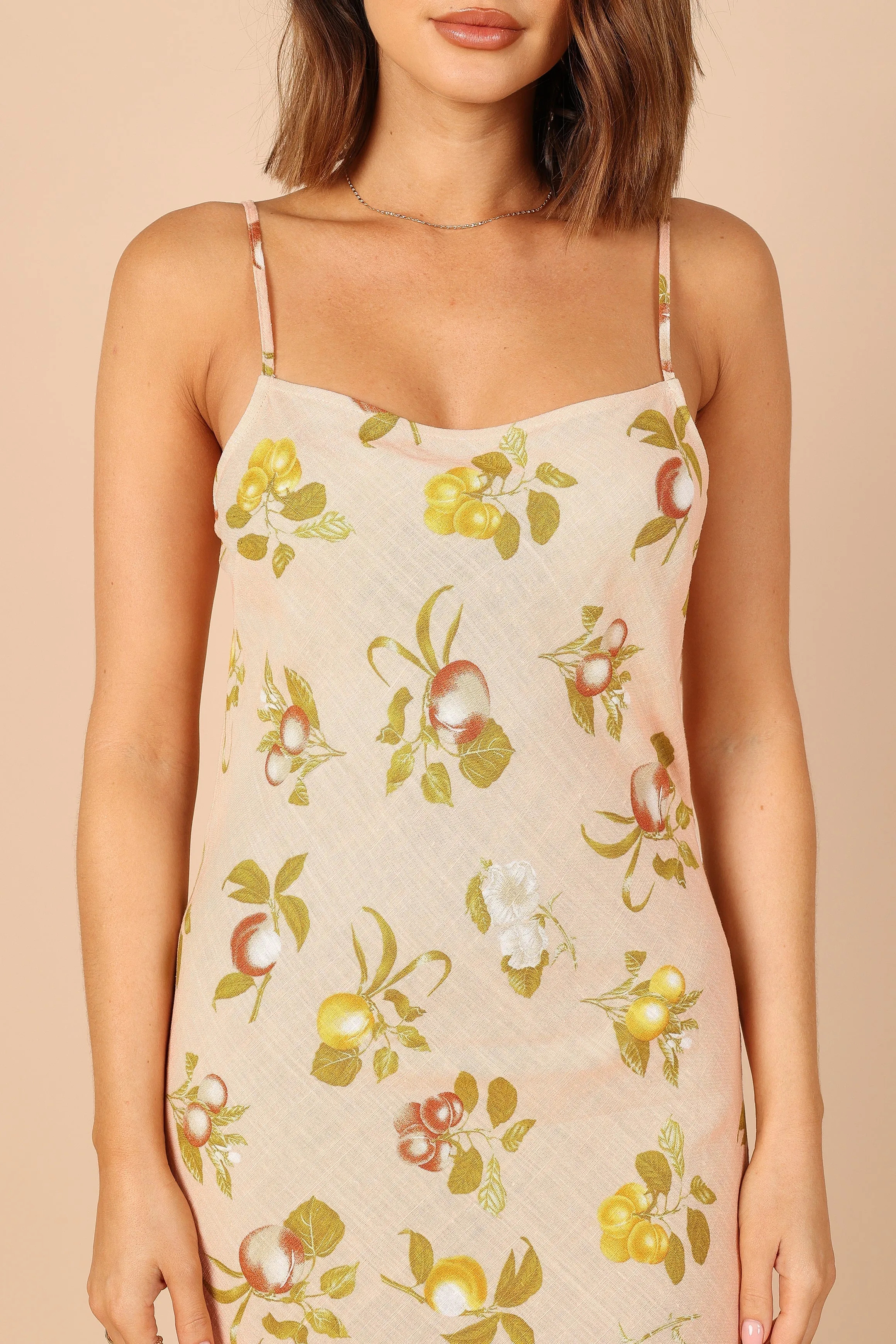 Cecily Slip Dress - Pink Floral