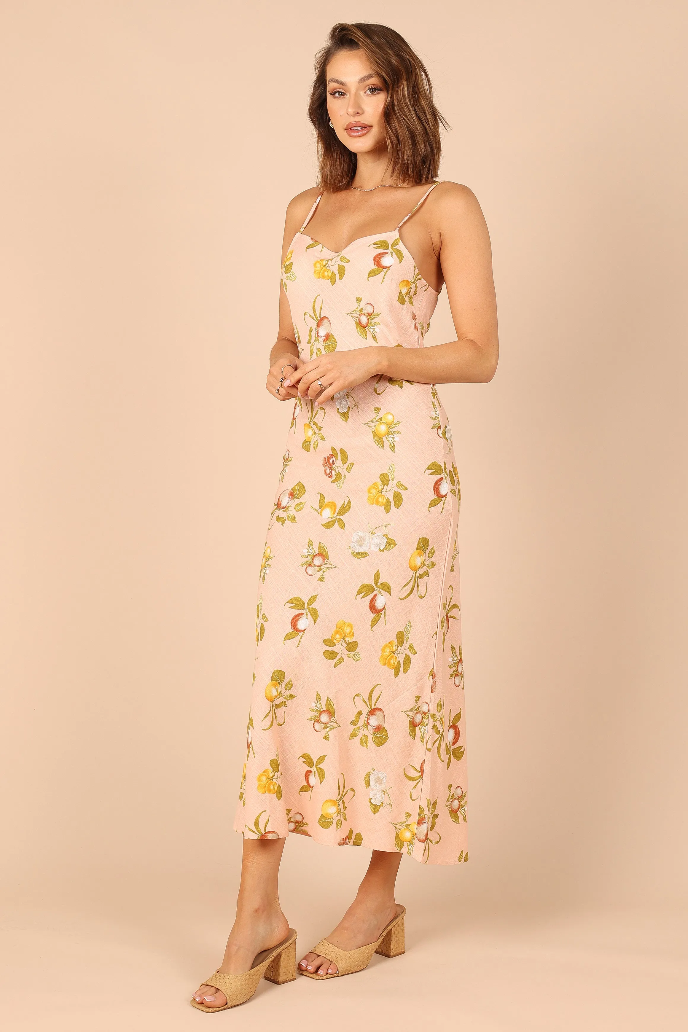 Cecily Slip Dress - Pink Floral