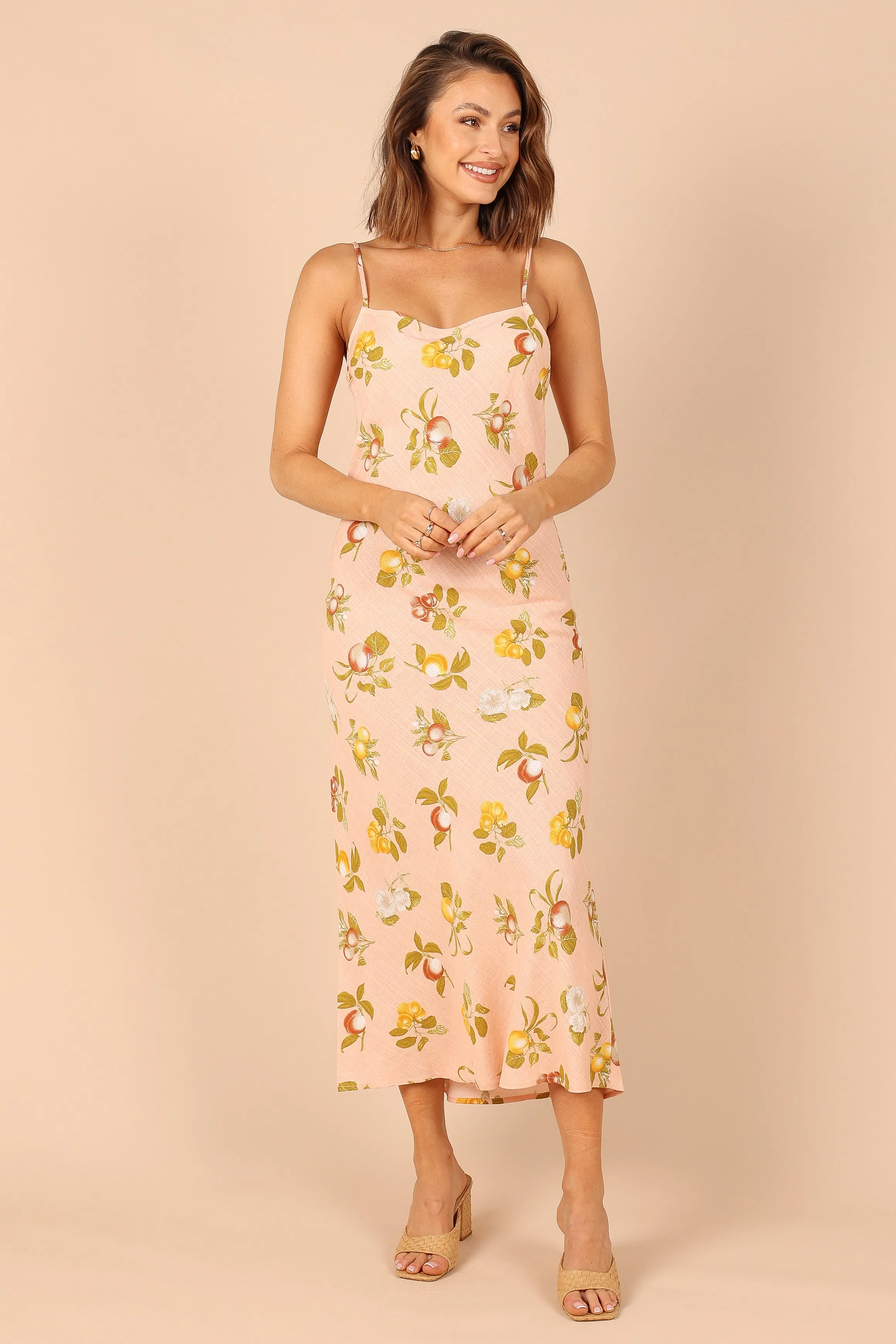 Cecily Slip Dress - Pink Floral