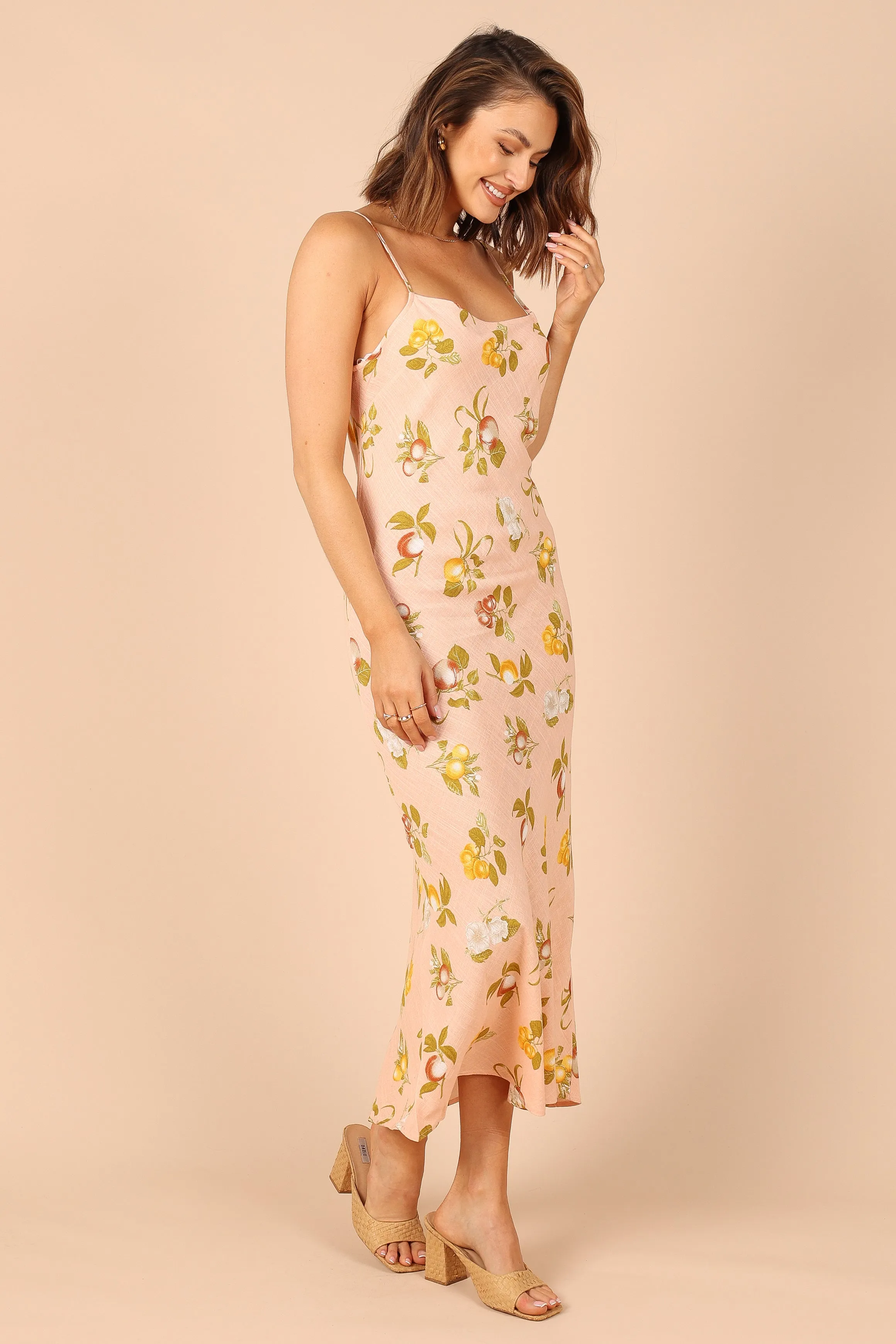 Cecily Slip Dress - Pink Floral