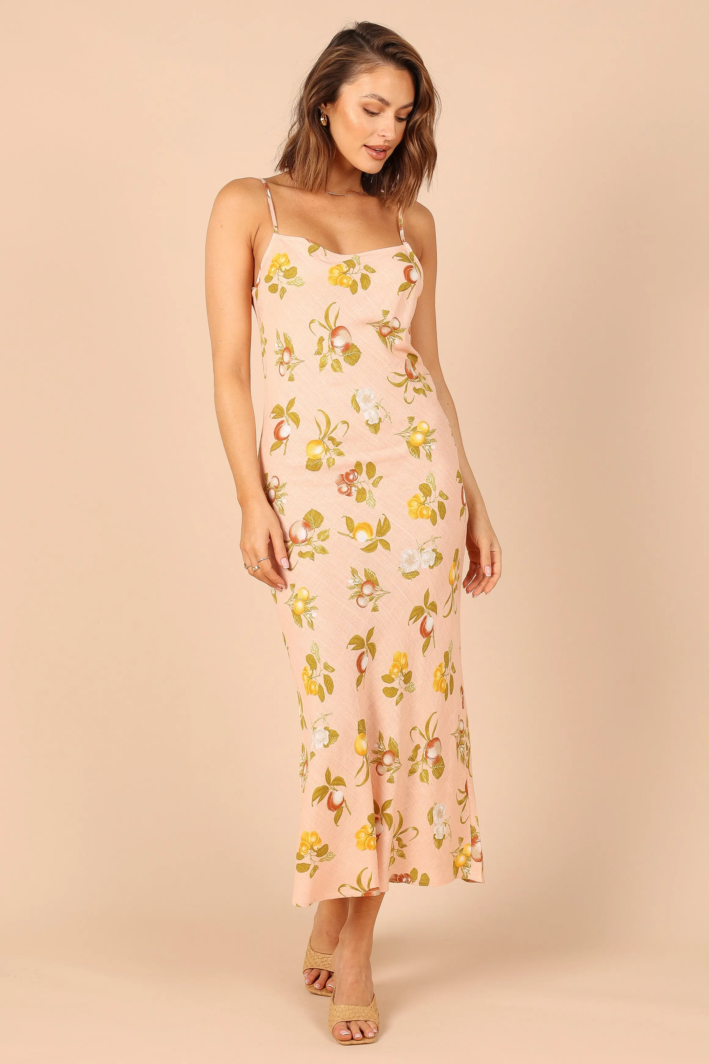 Cecily Slip Dress - Pink Floral