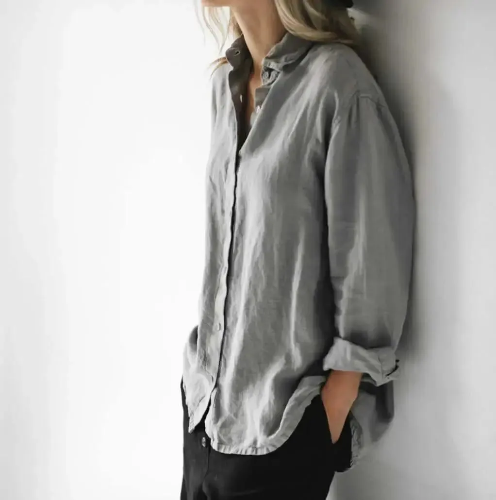 Classic linen shirt by Seaside Tones in 3 colours