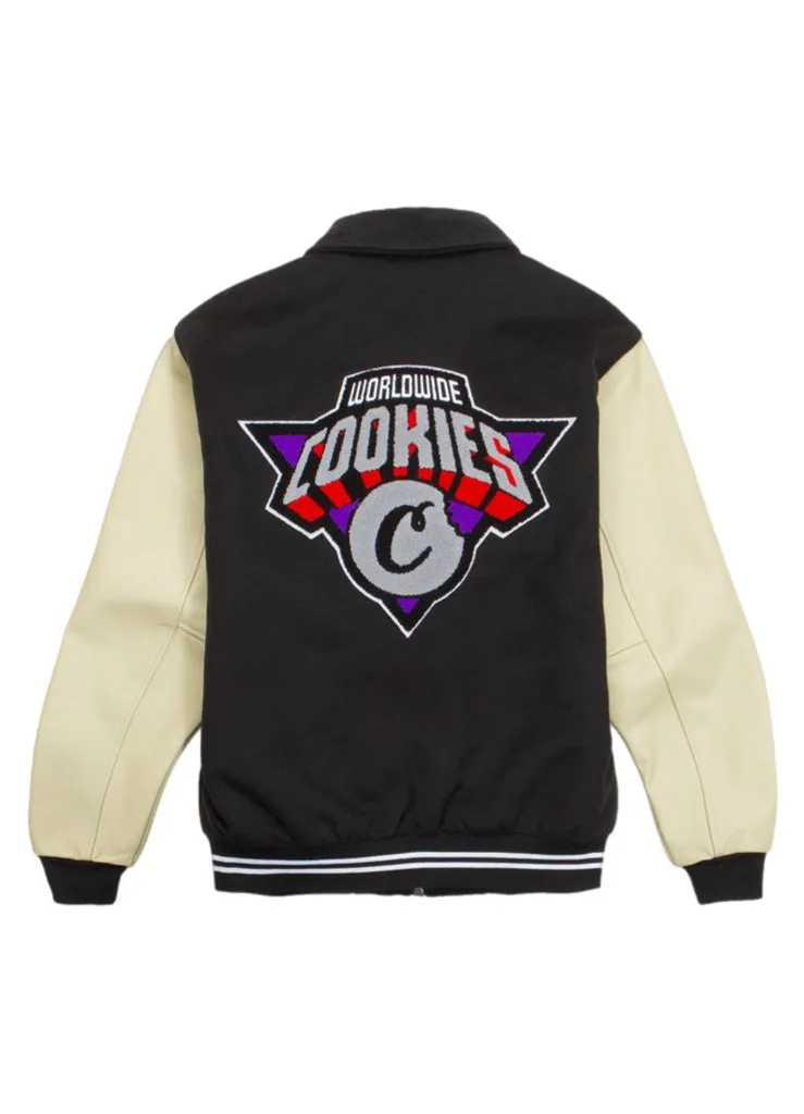 Cookies Full Clip Melton Wool Varsity Jacket