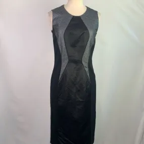 HugoBossNWT black grey sheath dress