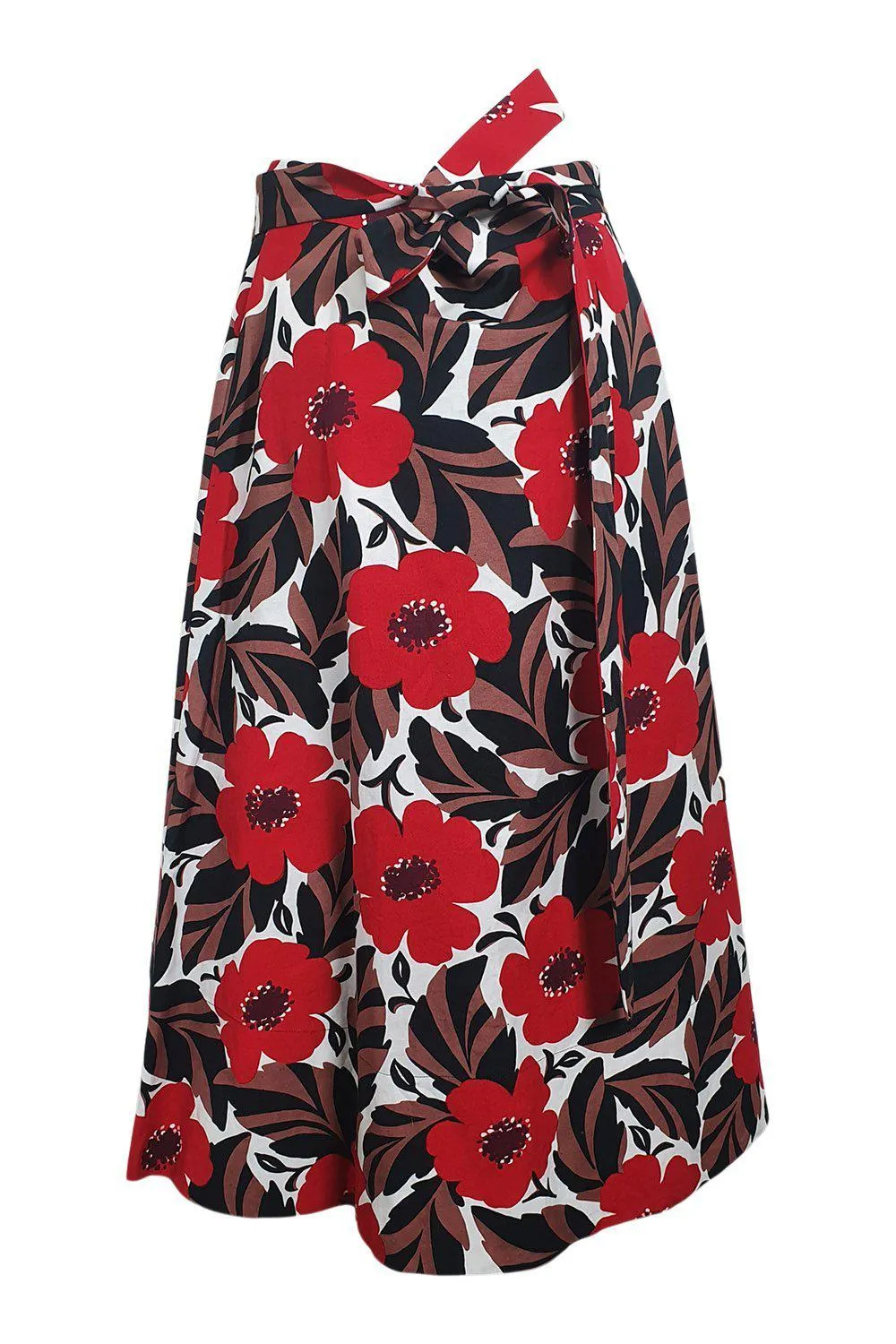 KATE SPADE Cotton Floral Print Desert Muse A Line Skirt (US 6 | UK 10)