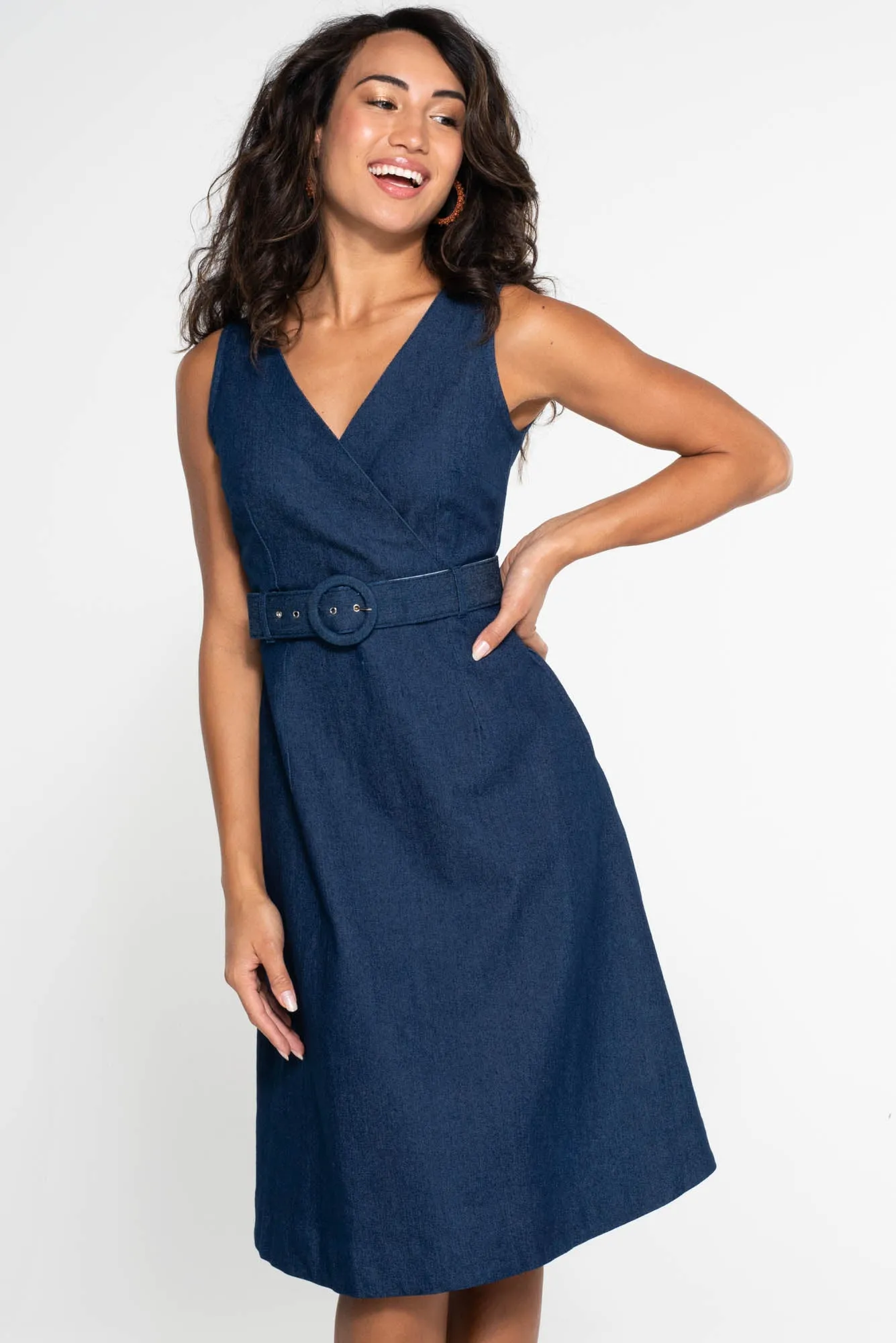 Layla Dress Denim