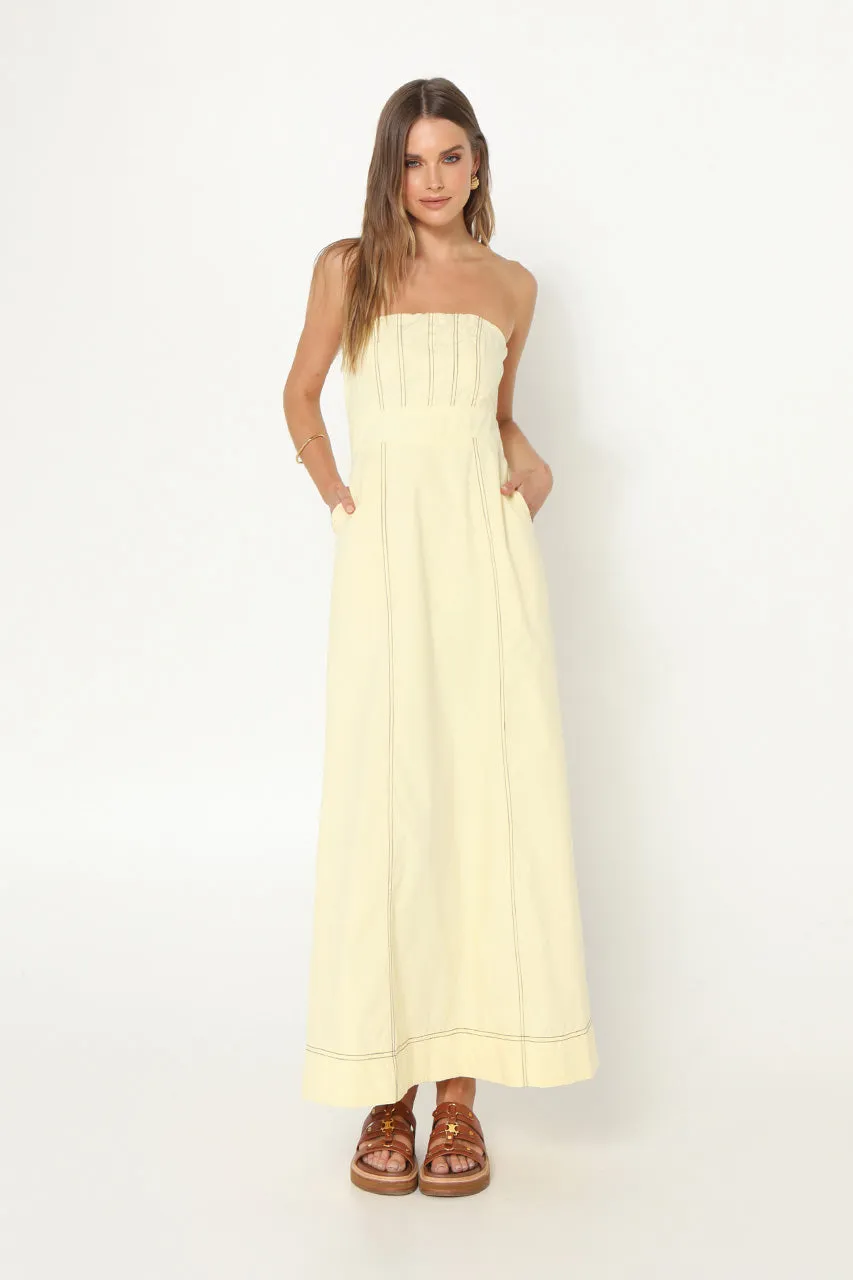 Louise Maxi Dress | Lemon