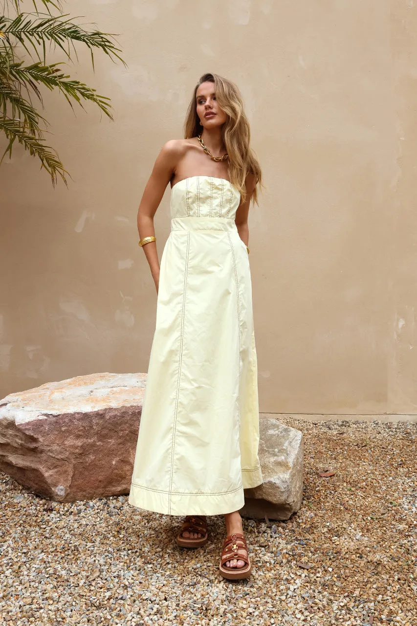 Louise Maxi Dress | Lemon