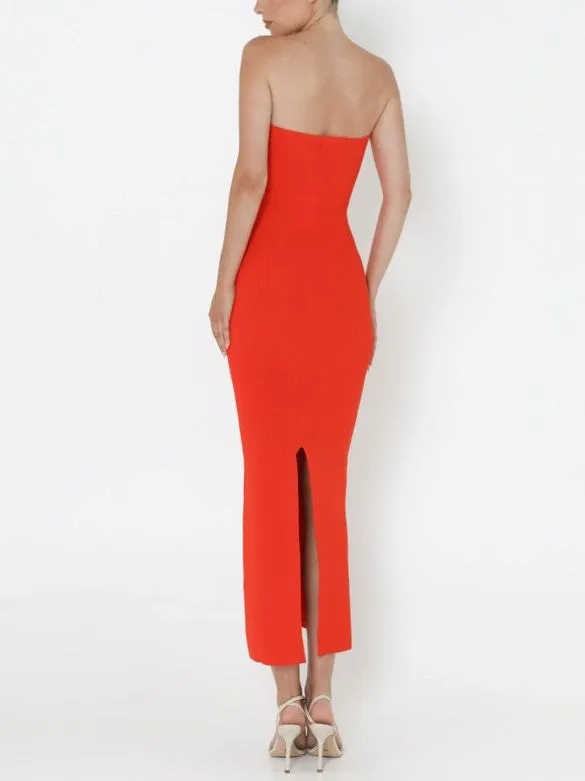 MADISON THE LABEL Margot Strapless Maxi Dress