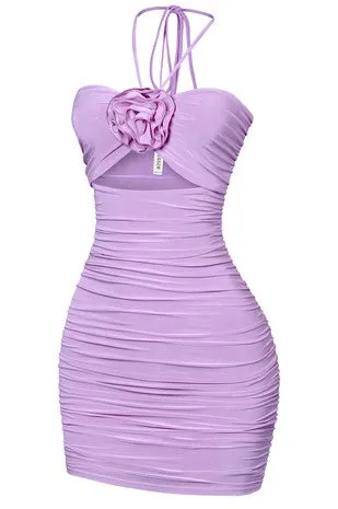 Melina halter dress (Lavender)