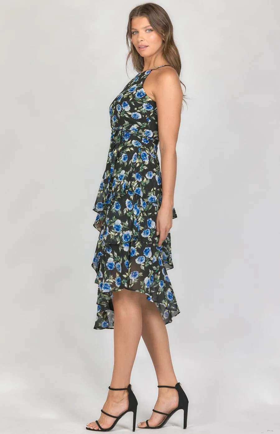 Misha Dress - Navy Floral