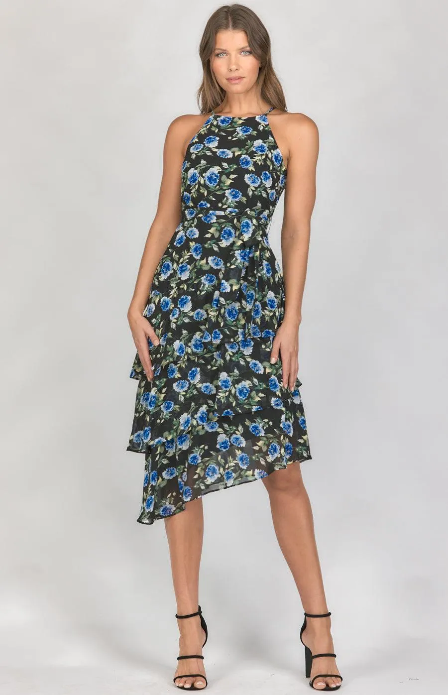 Misha Dress - Navy Floral