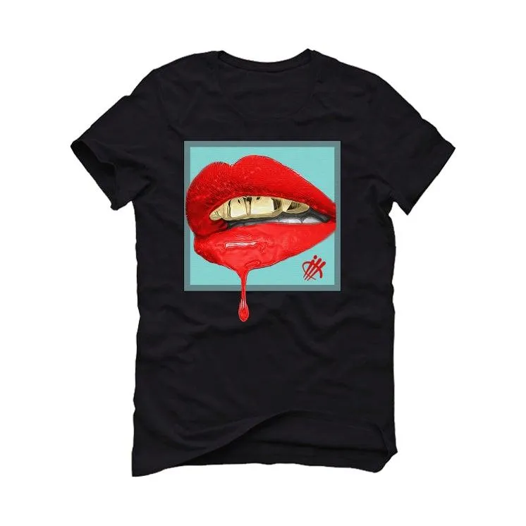 Nike Little Posite One The Mixtape Black T-Shirt (LIPSTICK)