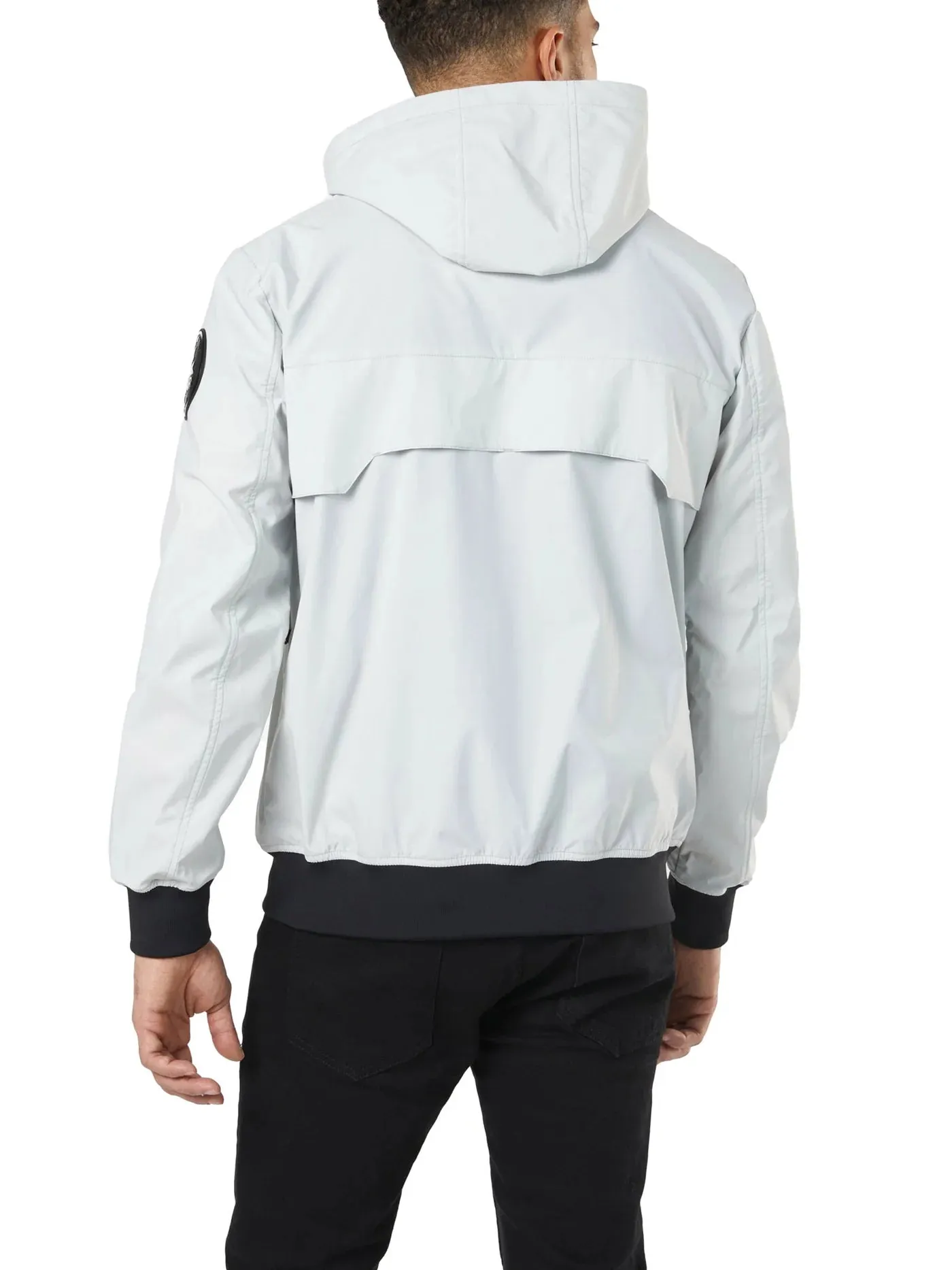 Pajar Mens Halcyon Bomber Rain Jacket - SILVER