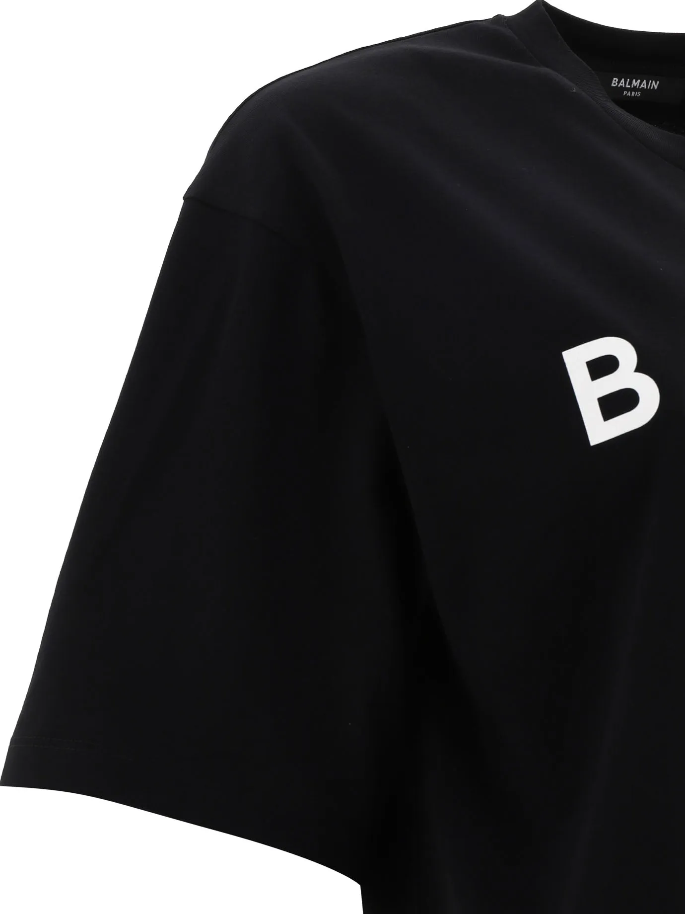 "BALMAIN" CROPPED T-SHIRT