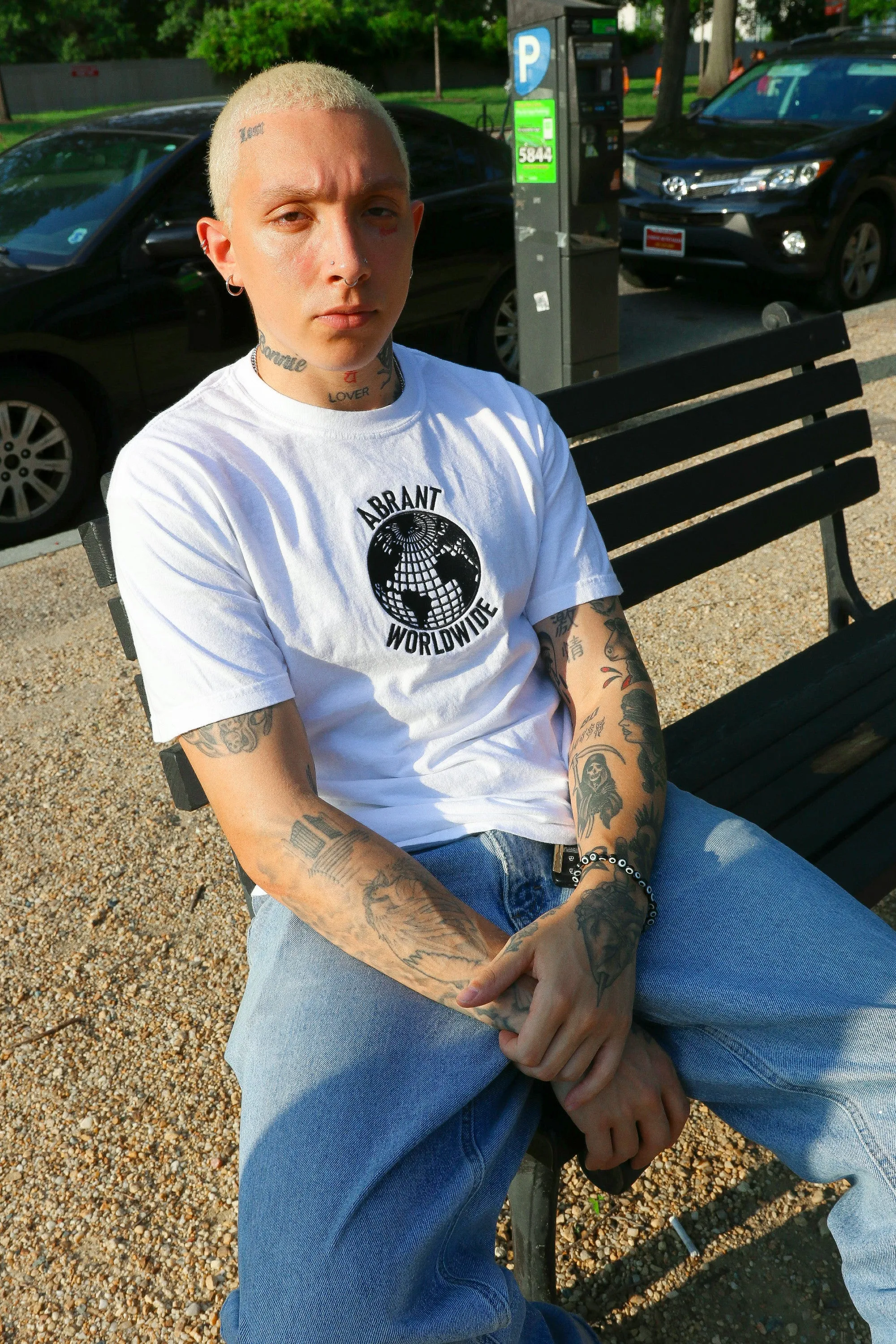 "Worldwide" Tee (White)