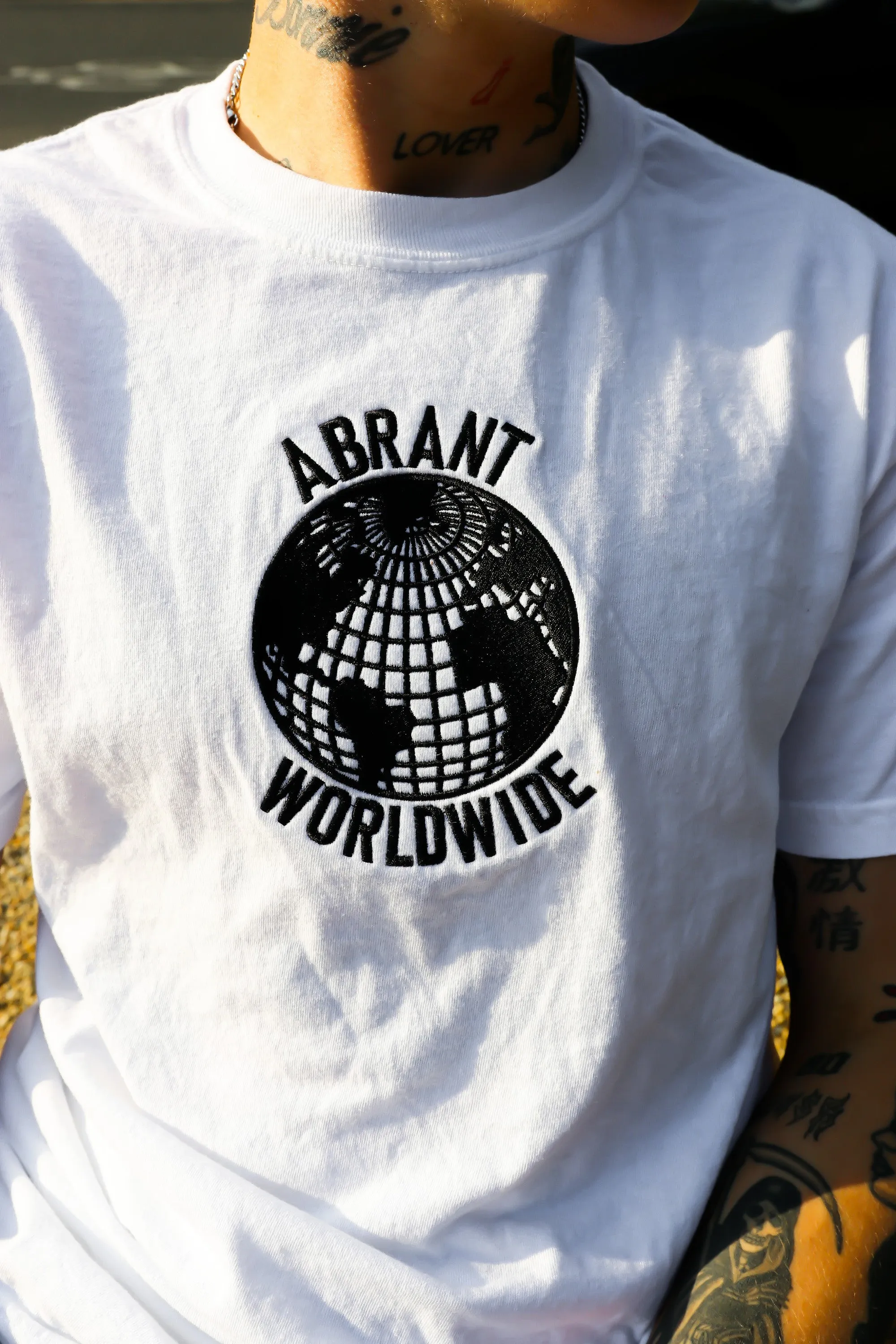 "Worldwide" Tee (White)