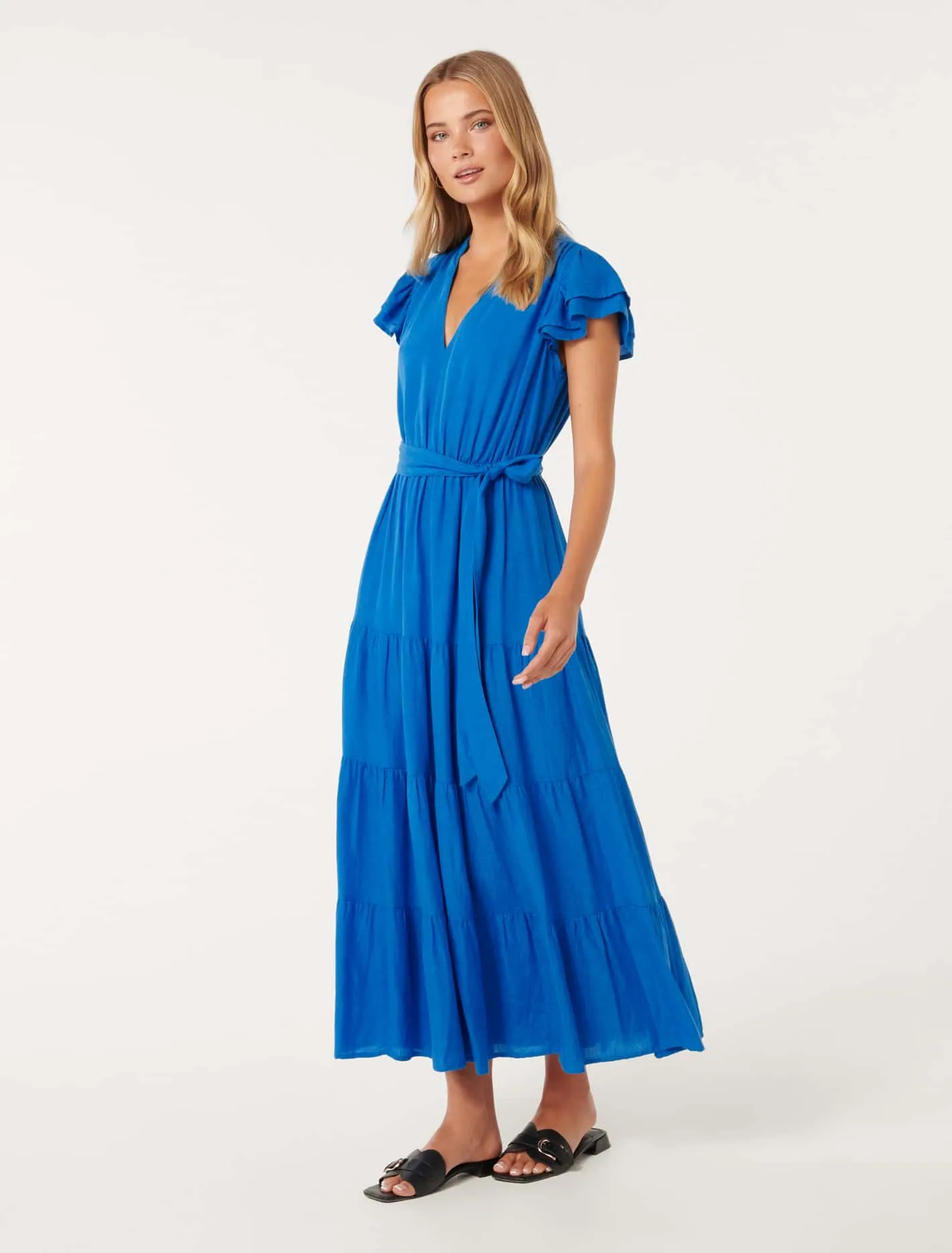 Ramona Tiered Shirt Midi Dress