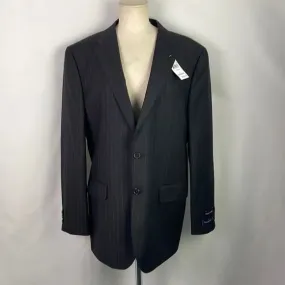 Saks Fifth Avenue NWT Black Striped Mens Jacket