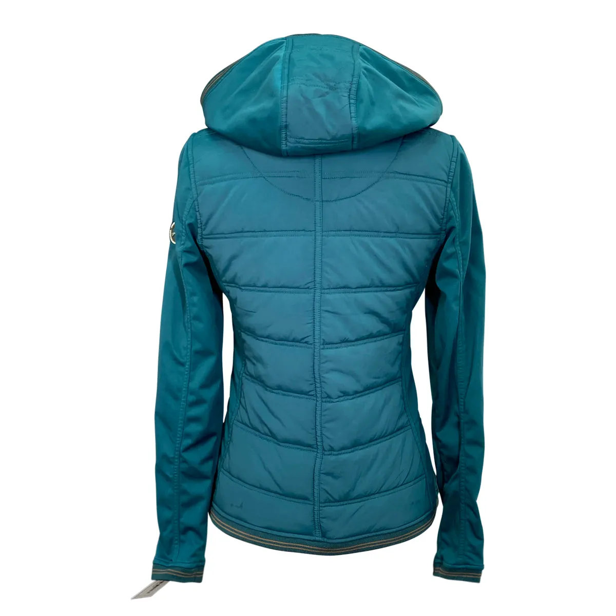 Schockemhle Quilted 'Nuria' Jacket in Seaweed Green - Women's Small