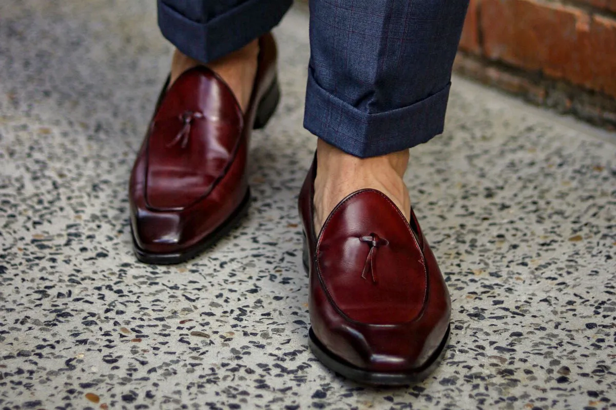 The Van Damme Belgian Loafer - Oxblood