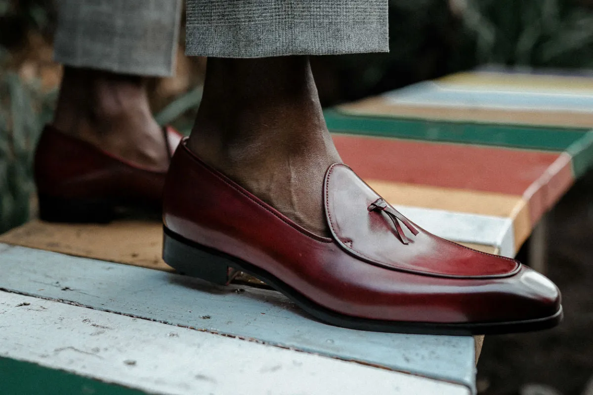 The Van Damme Belgian Loafer - Oxblood