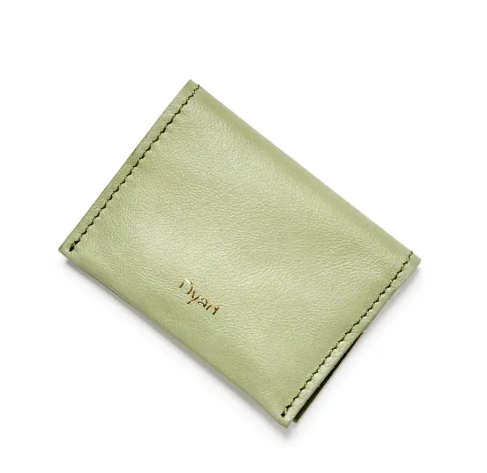 Wave Leather Card Holder - Tan